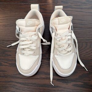 Nike Women’s Cream and White Sneakers
